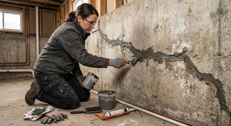 Cracked Basement Floor Repair in Salt Lake County, UT