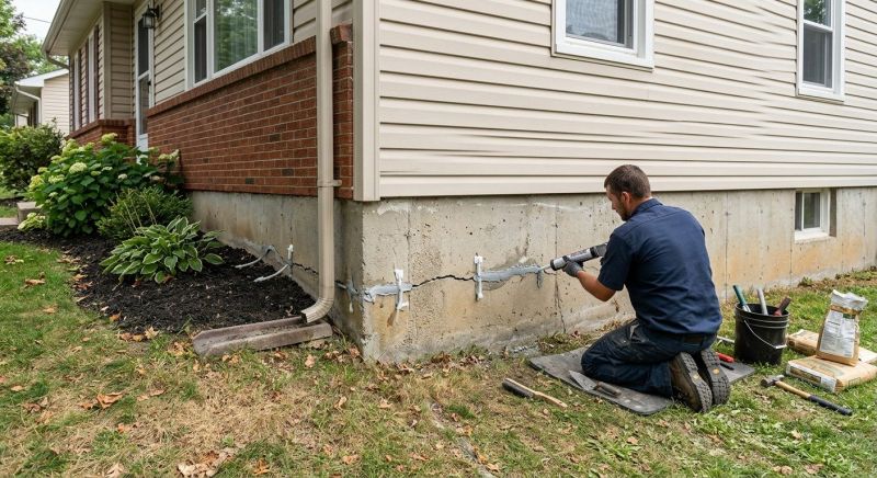 Cracked Foundation Repair in Bountiful, UT