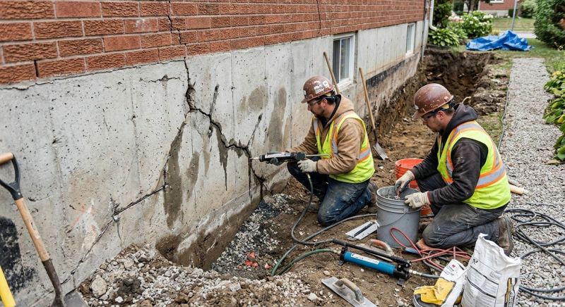 Cracked Foundation Repair in Draper, UT