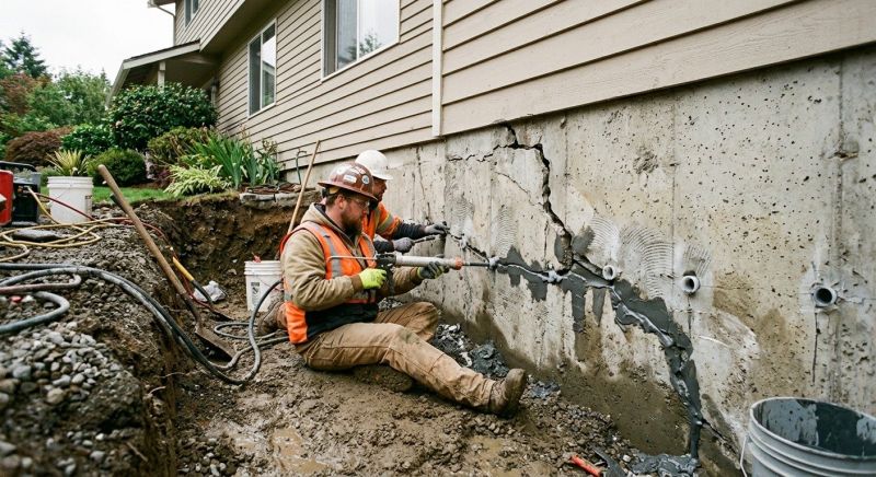 Cracked Foundation Repair in Woods Cross, UT