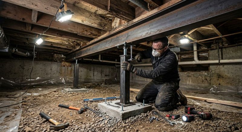 Crawlspace Structural Repair in Salt Lake County, UT