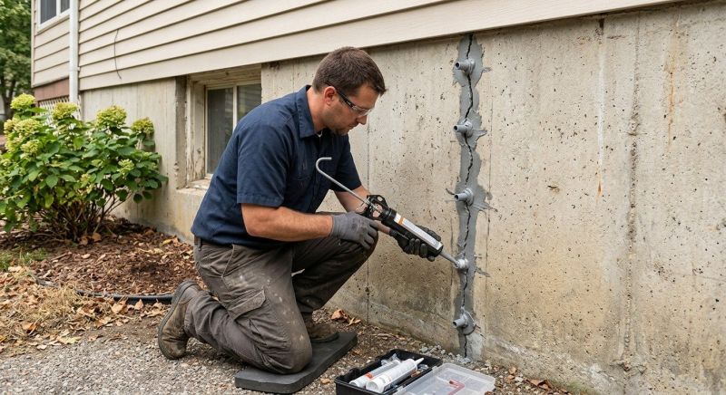 Foundation Crack Sealing in Salt Lake County, UT