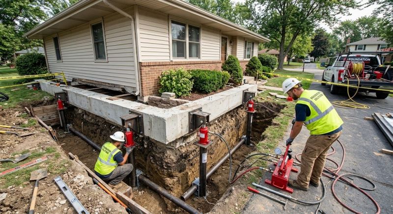 Foundation Jacking in Farmington, UT