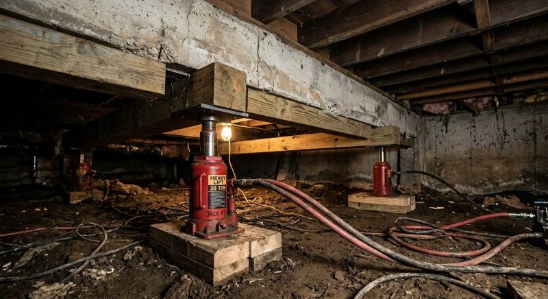 Foundation Jacking in Riverton, UT