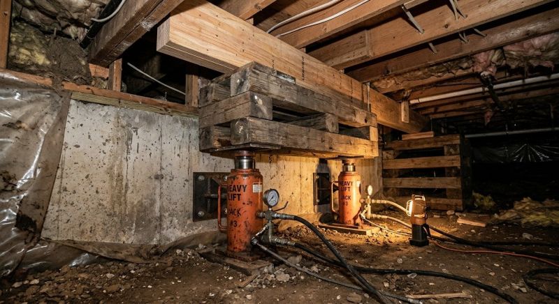 Foundation Jacking in Woods Cross, UT