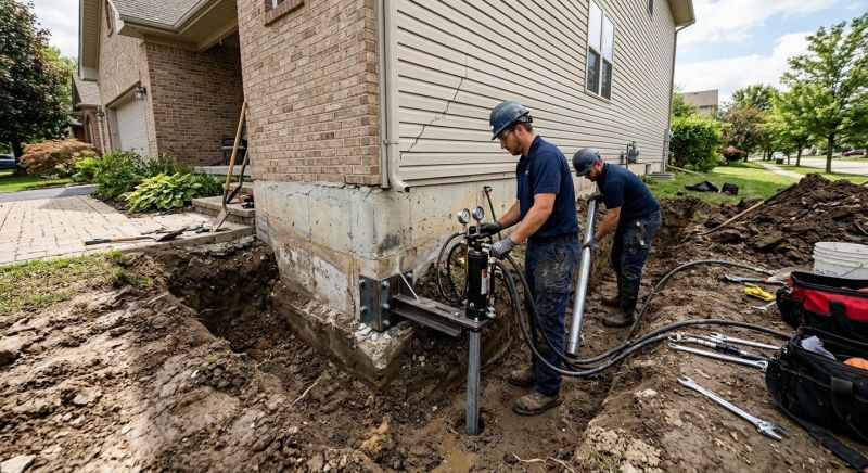 Foundation Settlement Repair in Salt Lake County, UT