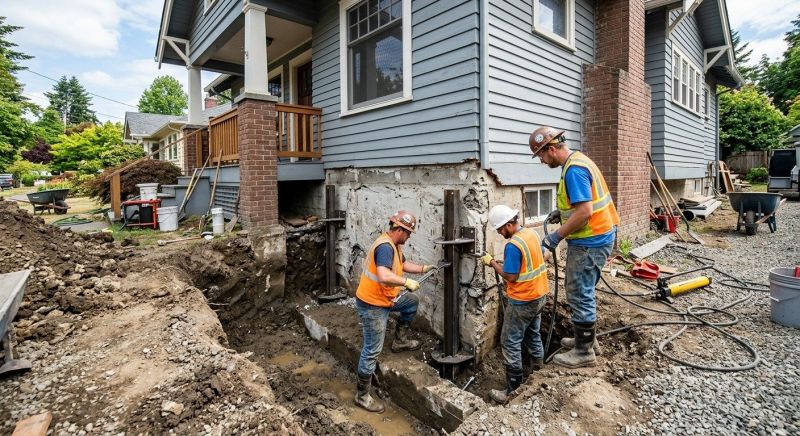 Foundation Stabilizing in Alpine, UT
