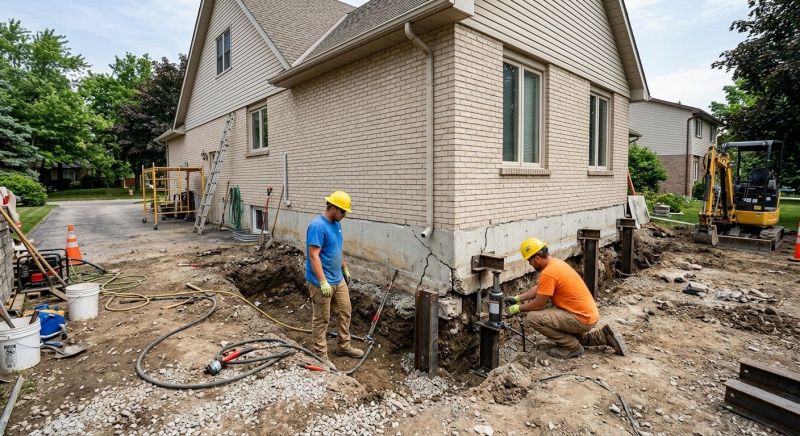 Helical Piers Installation in Salt Lake County, UT