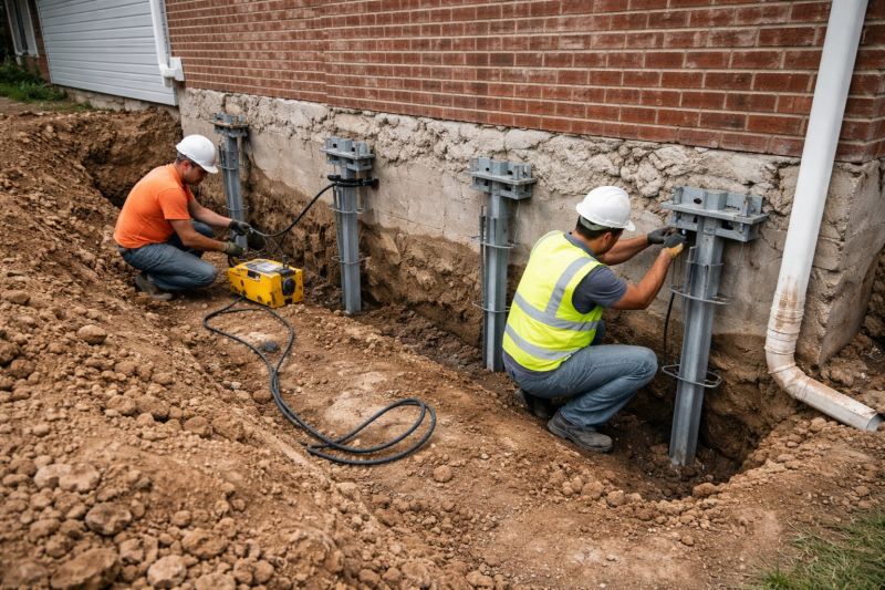 Helical Piers Installation in Salt Lake County, UT