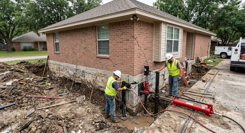 House Foundation Repair in Farmington, UT