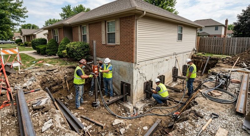 House Foundation Repair in North Salt Lake, UT