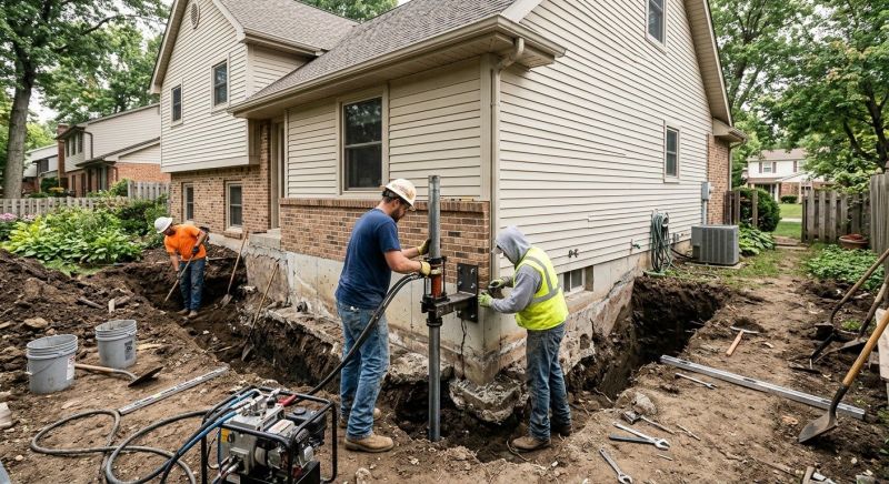 House Foundation Repair in Riverton, UT