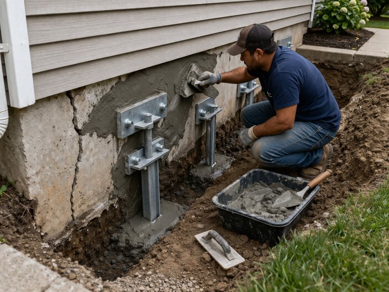 House Foundation Repair in South Jordan, UT