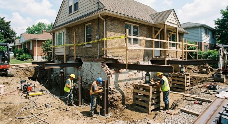 House Foundation Repair in Tooele County, UT