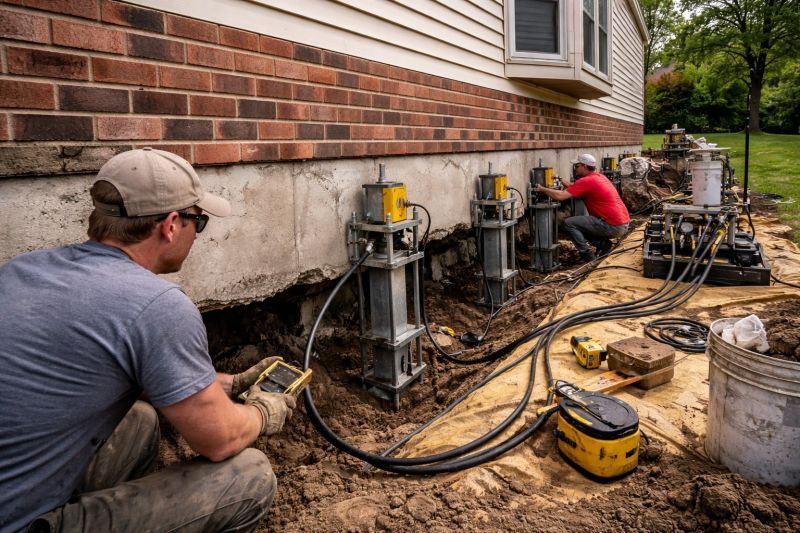 Settling Foundation Service in Farmington, UT