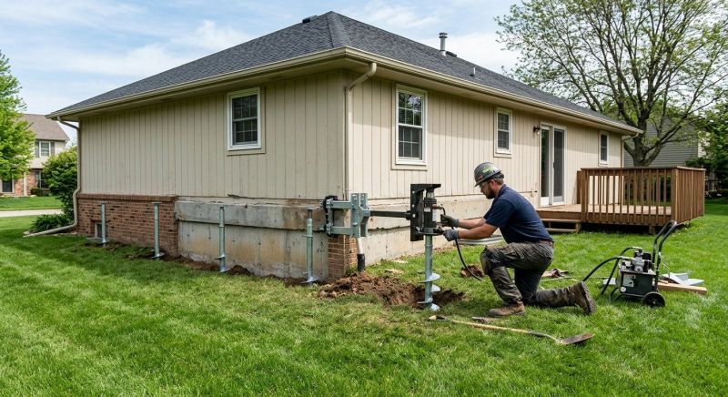 Settling Foundation Service in Midvale, UT
