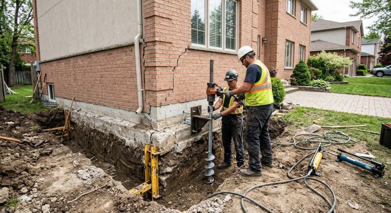 Sinking Foundation Repair in South Jordan, UT